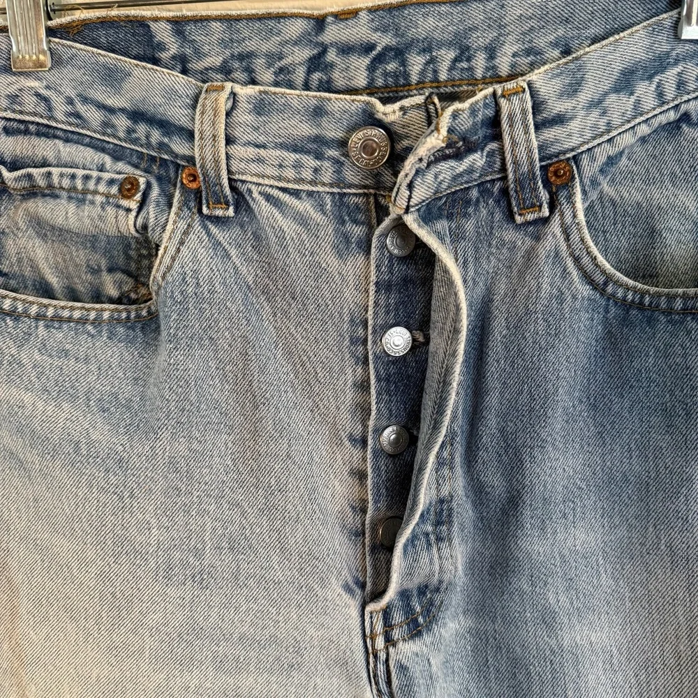 Vintage Restored Levi 501 Jeans 32"W X 28 1/2" Inseam - Picture 11 of 16